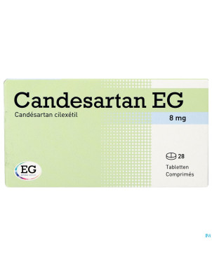 Candesartan eg 8mg comp 28x8mg