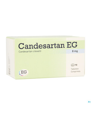 Candesartan eg 8mg comp 98x8mg
