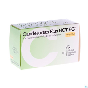 Candesartan plus hct eg 16mg comp 98x16mg/12,5mg