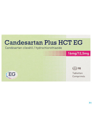 Candesartan plus hct eg 16mg comp 98x16mg/12,5mg