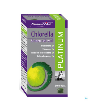 Mannavital chlorella platinum v-tabl 240