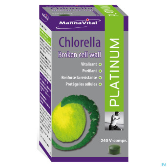 Mannavital chlorella platinum v-tabl 240