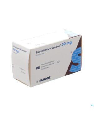 Bicalutamide sandoz  50 mg comp pell 98 x 50mg