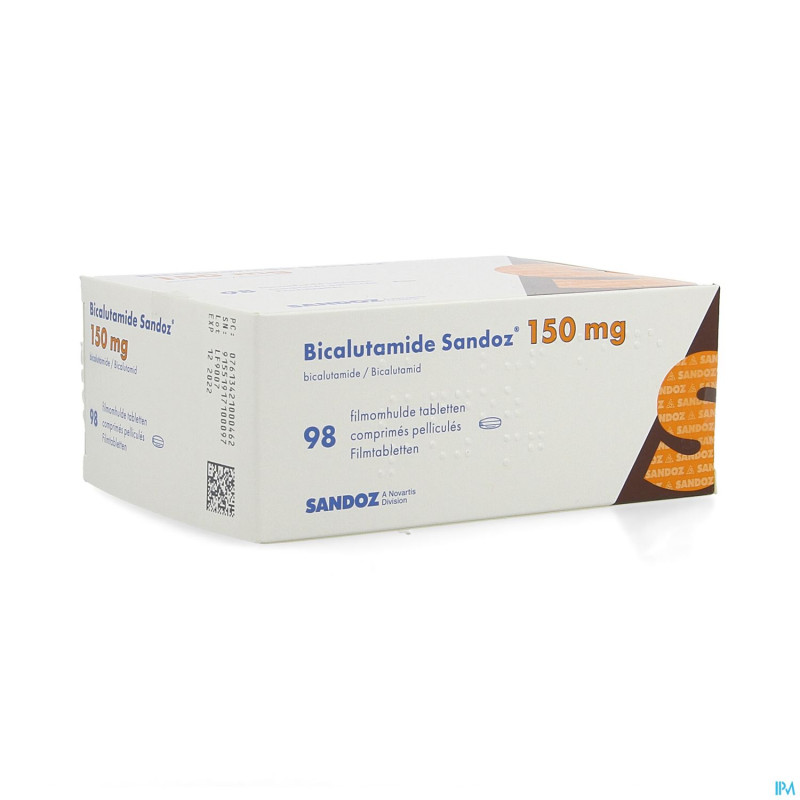 Bicalutamide sandoz 150 mg comp pell 98 x 150mg