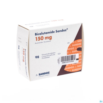 Bicalutamide sandoz 150 mg comp pell 98 x 150mg