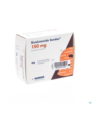 Bicalutamide sandoz 150 mg comp pell 98 x 150mg