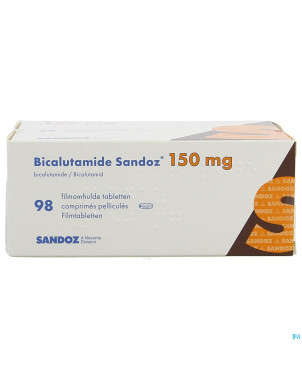Bicalutamide sandoz 150 mg comp pell 98 x 150mg