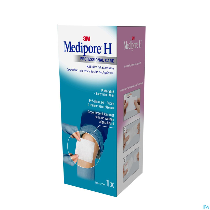 Medipore h 3m perforated 15cmx5m rouleau 1 2866p-s