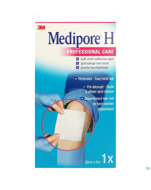 Medipore h 3m perforated 10cmx5m rouleau 1 2864p-s