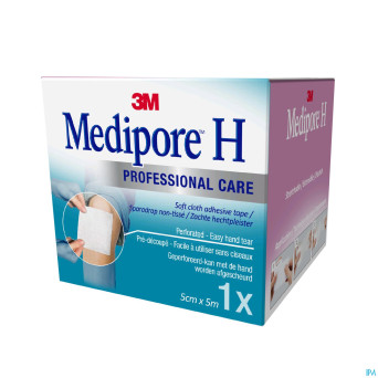 Medipore h 3m perforated  5cmx5m rouleau 1 2862p-s