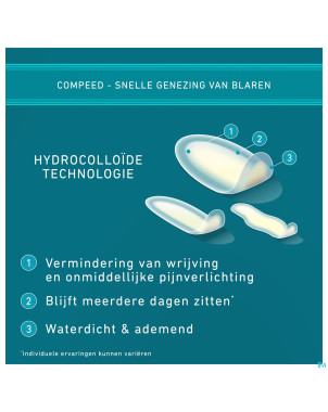 Compeed pansement ampoules mixpack 5