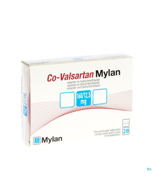 Co valsartan mylan 160 mg/12,5 mg comp pell 28