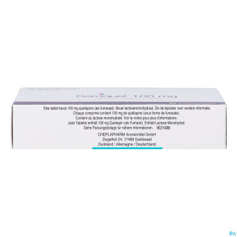 Seroquel 100 comp  30 x 100 mg