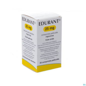 Edurant comp pell 30 x 25 mg