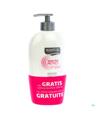 Bodysol sens.protect cr lavante+100ml corps promo