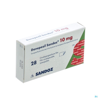Donepezil sandoz 10,0 mg film orodisp 28 x 10,0mg