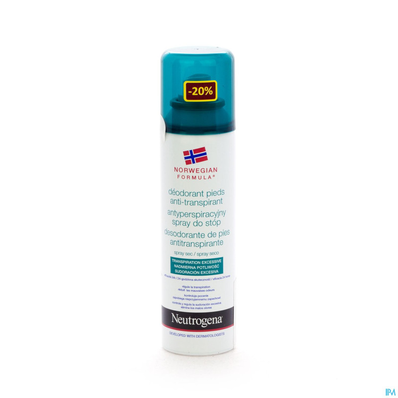 Neutrogena f/n deo a/transpirant    150ml -20%