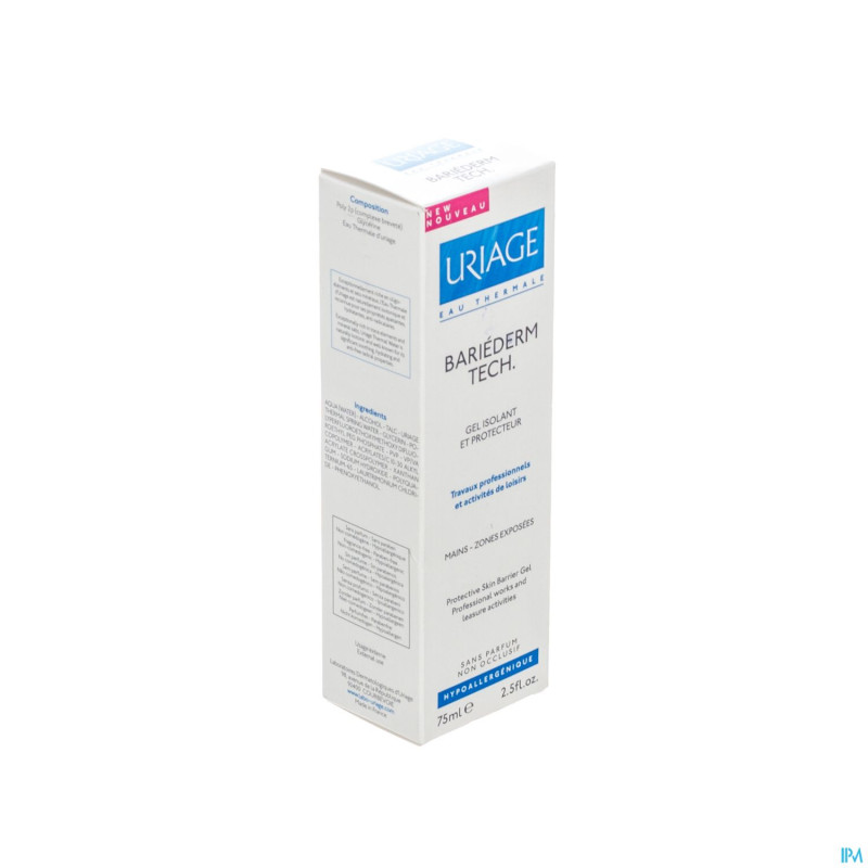 Uriage bariederm tech gel tube 75ml