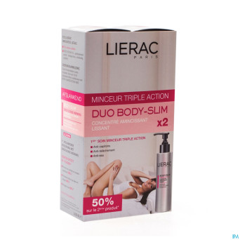 Lierac bodyslim conc.multi action fl pompe 2x200ml