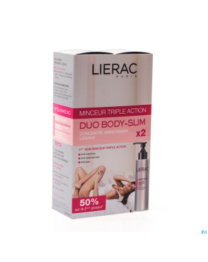 Lierac bodyslim conc.multi action fl pompe 2x200ml