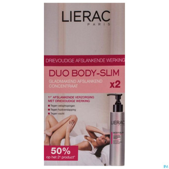 Lierac bodyslim conc.multi action fl pompe 2x200ml