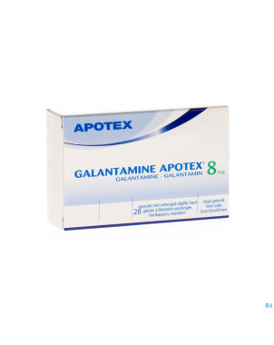 Galantamine apotex  8 mg caps liber prolonge 28