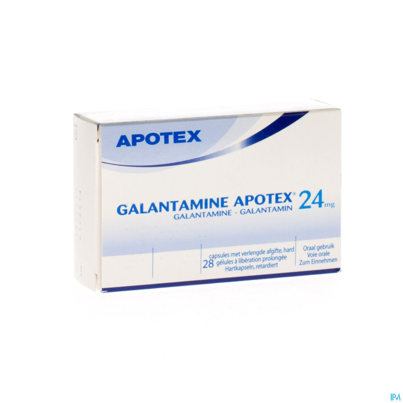 Galantamine apotex 24 mg caps liber prolonge 28