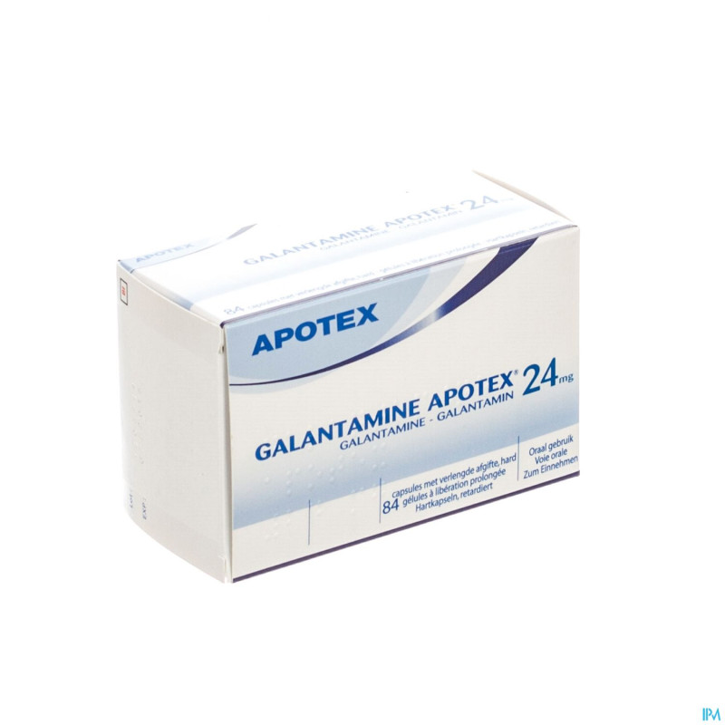 Galantamine apotex 24 mg caps liber prolonge 84