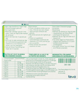 Orlistat teva caps dure 120 x  60 mg