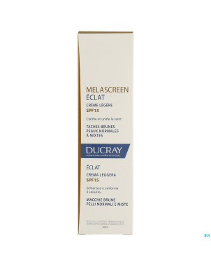 Ducray melascreen eclat creme legere ip15 40ml