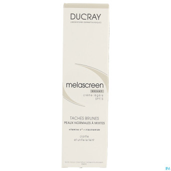 Ducray melascreen eclat creme legere ip15 40ml