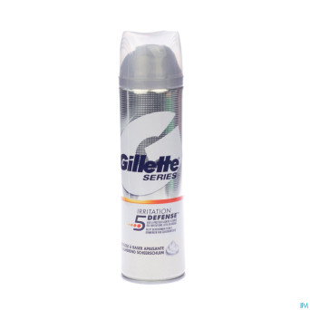 Gillette irritation defense shave foam 250ml
