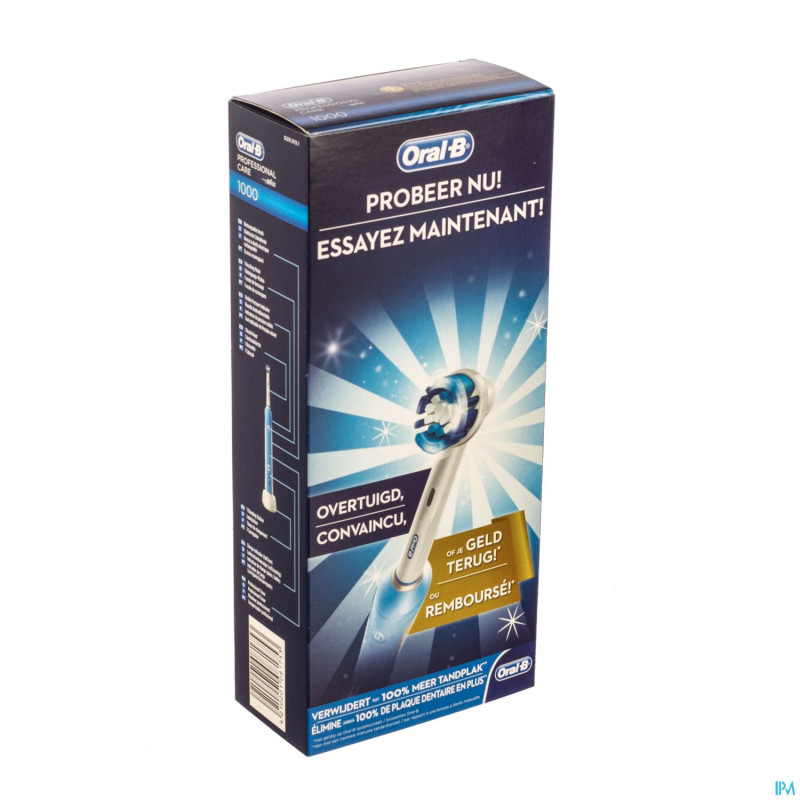 Oral b professional care 1000 wow pack brosse el.