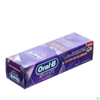 Oral b dentifrice 3d white luxe 75ml