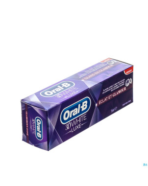 Oral b dentifrice 3d white luxe 75ml
