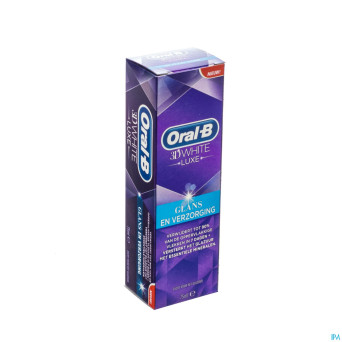 Oral b dentifrice 3d white luxe 75ml