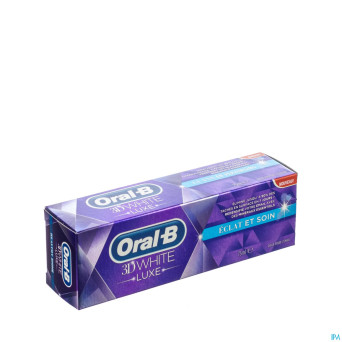 Oral b dentifrice 3d white luxe 75ml