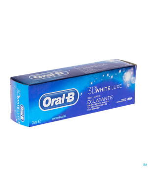 Oral b dentifrice 3d white luxe 75ml