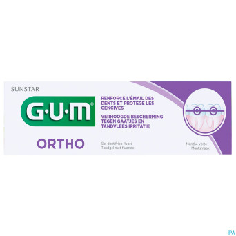 Gum ortho dentifrice    gel  75ml 3080