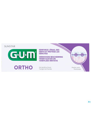Gum ortho dentifrice    gel  75ml 3080