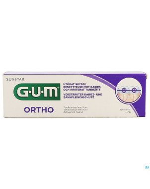 Gum ortho dentifrice    gel  75ml 3080
