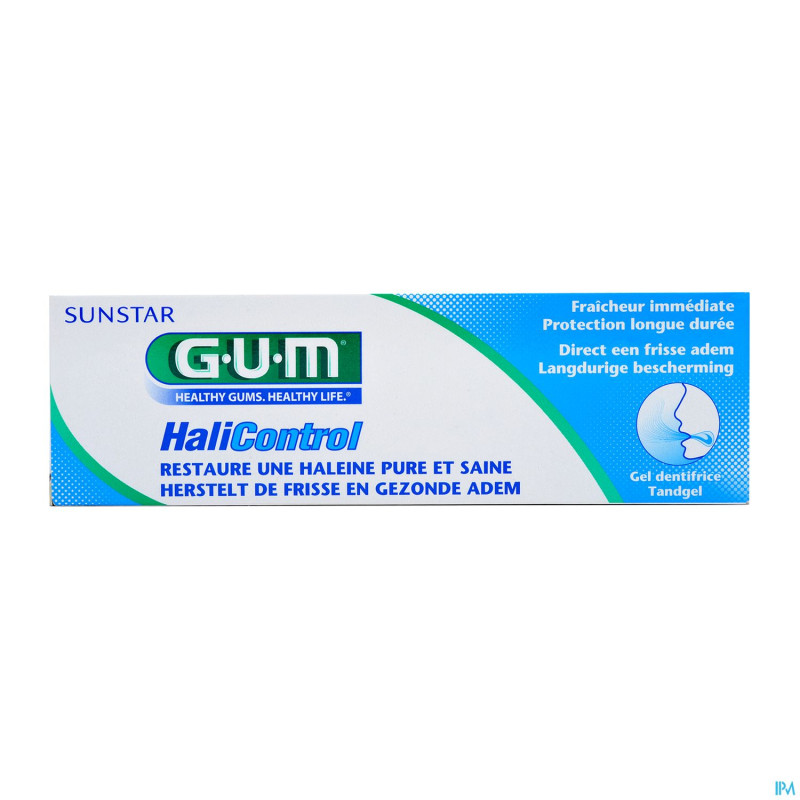 Gum halicontrol dentifrice    gel 75ml 3040