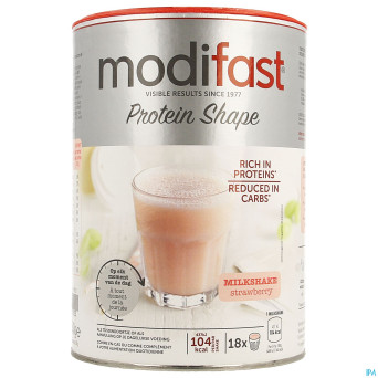 Modifast protiplus milkshake fraise    540g