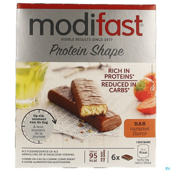 Modifast protiplus barre chocolat lt-caramel  162g