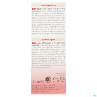 Weleda baume gingival nf  tube 30ml rempl.0636670