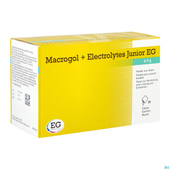 Macrogol+electrolytes junior eg 6,9g pdr sach 30