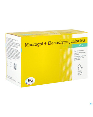 Macrogol+electrolytes junior eg 6,9g pdr sach 30
