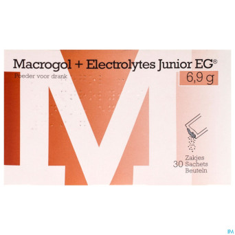Macrogol+electrolytes junior eg 6,9g pdr sach 30