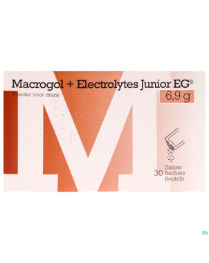 Macrogol+electrolytes junior eg 6,9g pdr sach 30