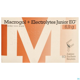 Macrogol+electrolytes junior eg 6,9g pdr sach 60